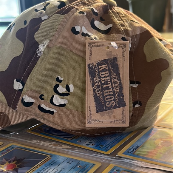 KBETHOS Vintage Green Camouflaged Cap - Picture 7 of 7